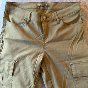 Prana Olive Green Meme Skinny Pant Cargo